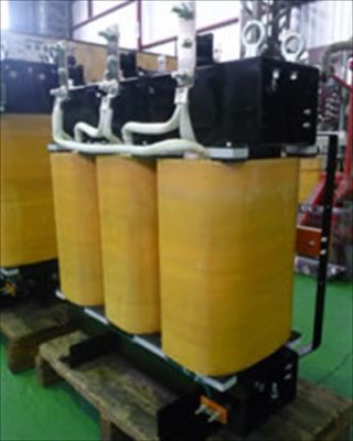 1467　三相アモルファス降圧変圧器75kVA　6600V/210V