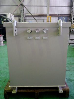 1396　パワコン用　三相50kVAアモルファス絶縁変圧器　（屋外用）