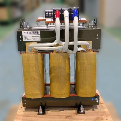 1640 産業用装置組み込み用 降圧変圧器（8kVA）｜大電流出力・磁束密度指定対応